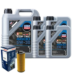 Motoröl 5W30 LIQUI MOLY Top Tec 4600 9L+BOSCH Ölfilter