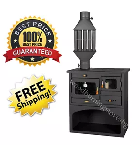 Cucina Stufa A Legna Uscita a Sinistra Prity 1P34 10,1kw / Scambiatori di calore - Foto 1 di 19