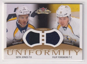 2013-14 Fleer Showcase Uniformity Seth Jones / Filip Forsberg #U-JF Nashville - Bild 1 von 3