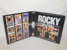 Custom Made 2016 Rocky 40th Anniversary Trading Card Album Binder