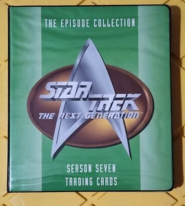 SKYBOX STAR TREK THE NEXT GENERATION SEASON SEVEN ALMOST MASTER SET WITH BINDER - Picture 1 of 9