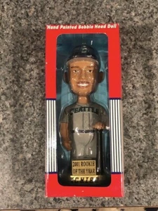 ICHIRO Bobblehead "2001 Rookie Of The Year" BOBBLE DOBBLES Seattle Mariners Neu in OVP - Bild 1 von 7