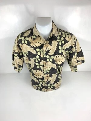 Vintage Campia Moda Hawaiian Shirt Aloha Floral Beach Chill Yellow Mens M (L) - Image 1 of 4
