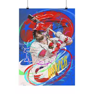 Bryce Harper | Philadelphia Phillies | POSTER | Sports Wall Art - Picture 1 of 2