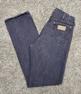 80er Jahre Wrangler lila Acid Wash Jeans Herren Größe 32 x 36 gerade selten Made in USA - Bild 1 von 10