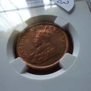 India British 1934(C) 1/4 Anna NGC MS66 RB (only 1 higher) $59.95 OBO - Picture 1 of 3