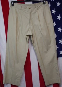 Bills Khaki Herrenhose 36 (35) x 29 vorne plissiert khaki M2P - Bild 1 von 13