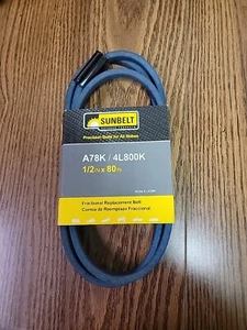 Sunbelt A78K 4L800K LA78K Mower Fractional Replacement Belt 1/2"X 80" New - Picture 1 of 2
