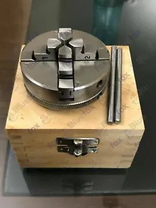 65 MM 4 Jaw Mini lathe Chuck Self Centering Dia M14 X 1 Wooden Box - Picture 1 of 5