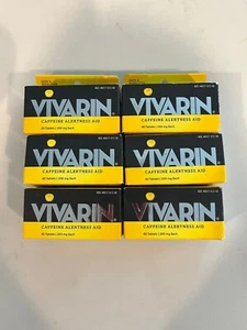 Vivarin Caffeine Alertness Aid 200mg Tablets For Mental Alertness 40 Each 6 Pack