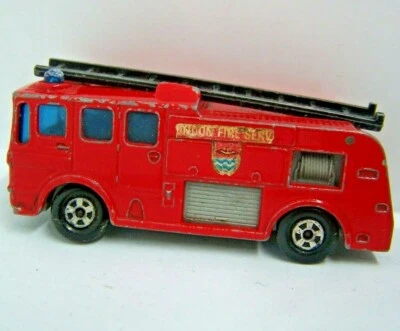 MATCHBOX SUPERFAST, CAMIÓN DE BOMBEROS, MERRYWEATHER, BRIGADA DE BOMBEROS DE LONDRES, DE COLECCIÓN Foto 1 de 4