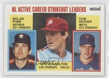 1984 Topps Career Leaders Nestle Nolan Ryan Steve Carlton Tom Seaver #707 HOF