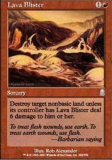 4x Lava Blister NM-Mint, English Odyssey MTG Magic