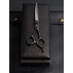 FORBICI PARRUCCHIERE FILO RASOIO HAMAGURI KURO 6 POLLICI - Foto 1 di 3