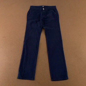 Chaps Girls Size 12 Navy Uniform Stretch Chino Pants New - Picture 1 of 4