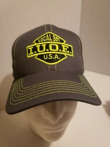 Local 351 I.U.O.E. Adjustable Operating Engineers Baseball Hat/Cap Made In USA - Picture 1 of 5
