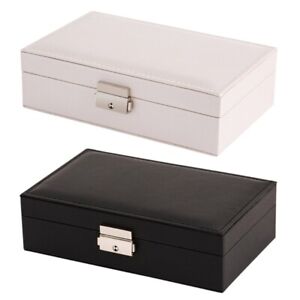 Jewelry Box for Storage and Display Rings Necklace Earrings Bracelets Watch