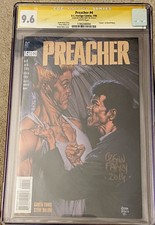 PREACHER #4 CGC 9.6 SS SIGNED BY GLENN FABRY DEATH SHERIFF ROOT 1995 DC VERTIGO