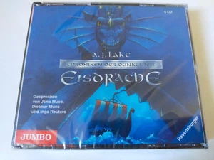 A. J. Lake - Chroniken der Dunkelheit - Eisdrache - 4 CDs - NEU - Picture 1 of 3