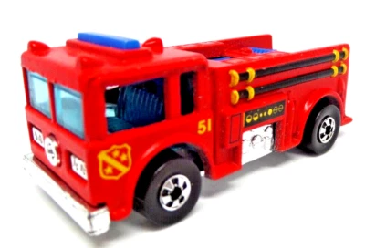 Camión Fire Eater 51 Hong Kong 1976 Blackwall Larry Wood Suelto Hot Wheels de colección Foto 1 de 4