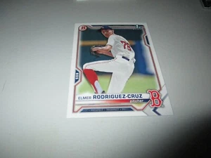 Elmer Rodriguez-Cruz 2021 1st Bowman Draft #BD-37 - Picture 1 of 1