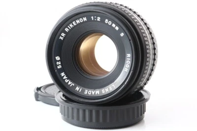 Lente Ricoh XR Rikenon 50 mm F/2 S MF para montaje Pentax K 185027 de Japón Excelente+ Foto 1 de 4