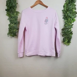 Maglione Pullover Vecchio Navy Natale Bradipo Candy Cane Rosa Medium Festività - Foto 1 di 8