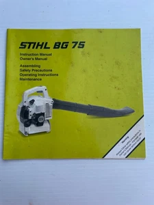 STIHL BG 75 Bedienungsanleitung Teil # 0458 326 3021 - Bild 1 von 1