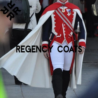 Uniforme de Guardia Real Halberdier, Chaqueta de Lana Azul Marino Era Reina Isabel II Foto 1 de 4