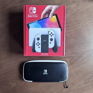 Nintendo Switch OLED Model 64GB White - Excellent Near Mint Condition in Box NM - Picture 1 of 21