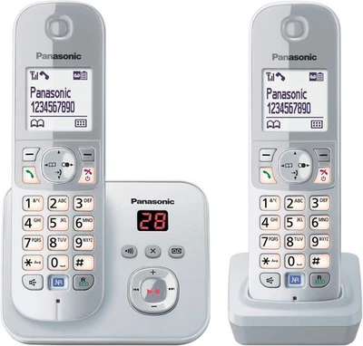 Telefono cordless Panasonic KX-TG6822GS - Immagine 1 di 4