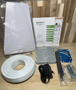 Amazboost Amplificateur de signal pour téléphone portable | Boost 4G LTE et 5G jusqu'à 5 000 pieds carrés - Photo 1 sur 3