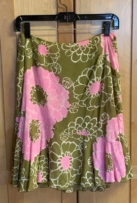 Falda Forrada Floral Multicolor Trina Turk Talla 8 Foto 1 de 4