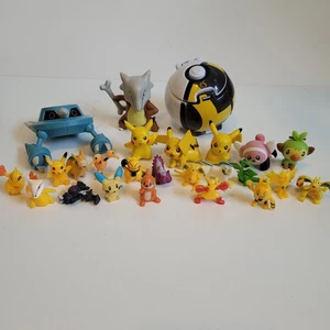 Pokémon Mini Figuren Konvolut 27 verschiedene Größen Serie Pikachu Marowak Beschreibung - Bild 1 von 23