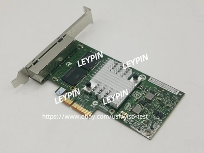 IBM 49Y4242 49Y4241 Intel I340-T4 Quad Port Ethernet Gigabit PCI Network Adapter - Image 1 of 4
