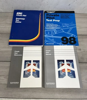 Lot Of 4 Private Pilot Books, Maneuvers Test Prep, Knowledge Test Course - Image 1 of 4
