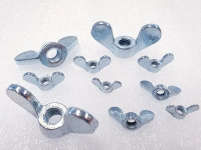 Flügelmutter DIN 315  stahl verzinkt M4 M5 M6 M8 M10 M12 M14 M16 M20 Mutter - Bild 1 von 4