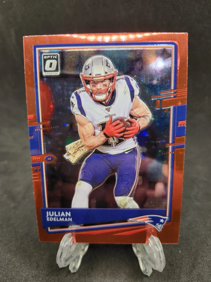 2020 Donruss Optic Julian Edelman RED STARS SSP!! Patriots Super Bowl Champ HOF - Image 1 of 2