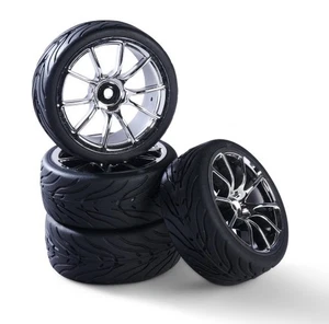 CARSON R/C RADSATZ 1:10 " 10-SPOKE " IN CHROM # 500900186 - Bild 1 von 3
