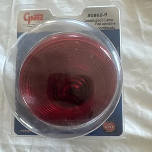 GROTE 50862-5 STT LAMP, 4",RED,2-STUD - Picture 1 of 5