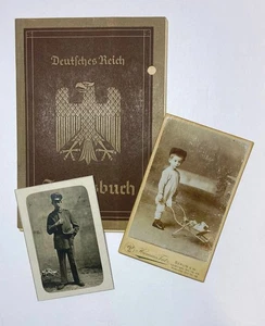 1936 VINTAGE RARE ORIGINAL DEUTCHES THIRD REICH ARBEITSBUCH WITH PHOTOS - Picture 1 of 7