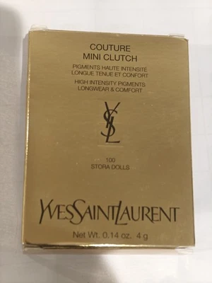 YVES SAINT LAURENT YSL Mini Couture Luxury Clutch Limited Edt 100 Stora Dolls - Image 1 of 3