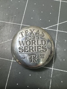 MLB Texas Rangers 2023 World Series 1 oz Silbermedaille - Bild 1 von 5