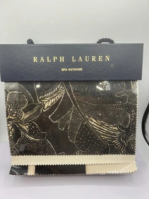 Libro de muestras florales Ralph Lauren SPA colección exterior muestra de tela de alta gama Foto 1 de 4