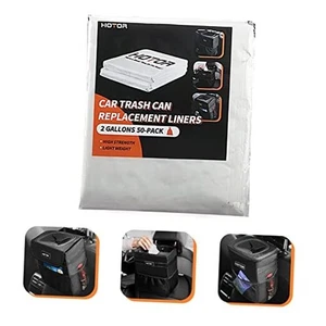 HOTOR Car Trash Bags, Liner Refills (50-Pack), (Trash Can is not Included)  - Picture 1 of 7