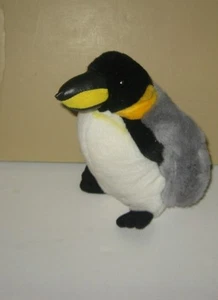 8" King Penguin Bird Stuffed Plush Animal Pal by Fiesta - Picture 1 of 1