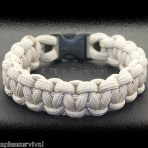 Bracciale Sopravvivenza Corda Paracord Sabbia Deserto 9 Piedi 7 Fili 550 LB Made in USA - Foto 1 di 2