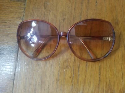 Gafas de sol vintage marrones grandes rectangulares Francia SOLO MARCOS marcos grandes Foto 1 de 4