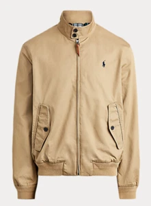 Polo Ralph Lauren Men Chino Jacket Luxury Tan Lightweight Fashion L NWT FreeShip - Picture 1 of 4