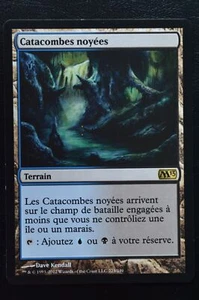 Magic The Gathering MTG DROWNED CATACOMB FRENCH Magic 2013 LP Lightly Played - Picture 1 of 2